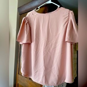Blush pink blouse